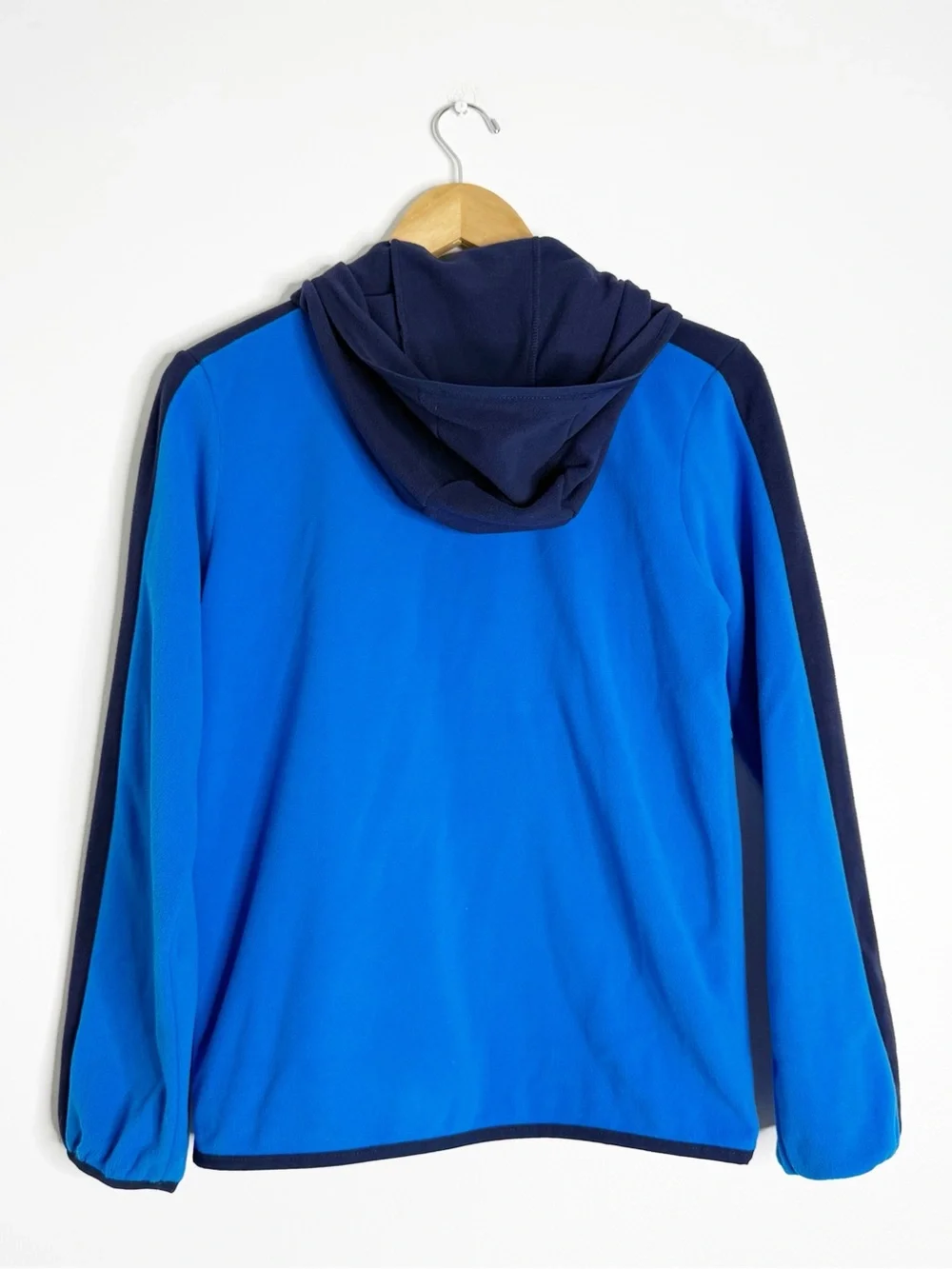 The North Face Kids Large 14/16 Blue Full Zip Fleece Hooded Jacket